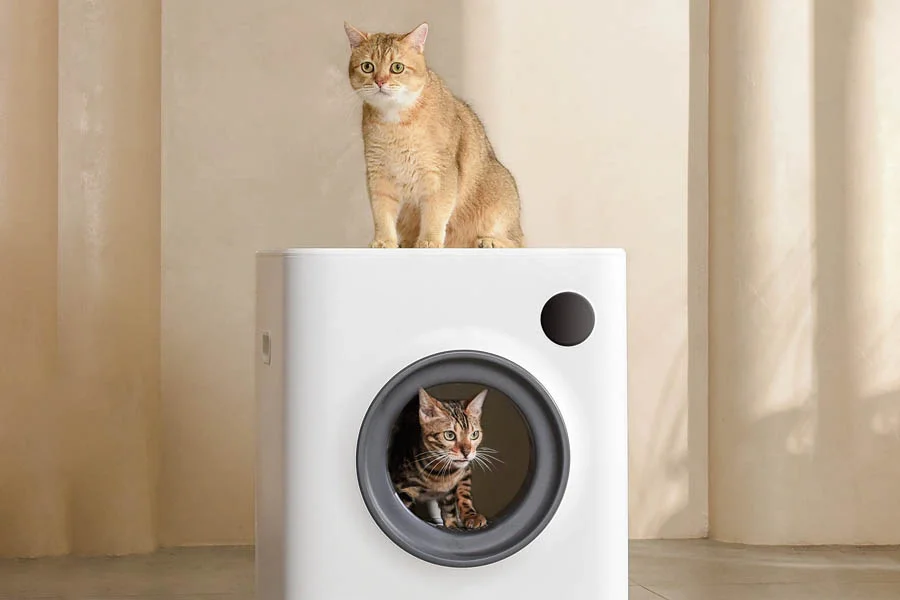 electric self cleaning litter box